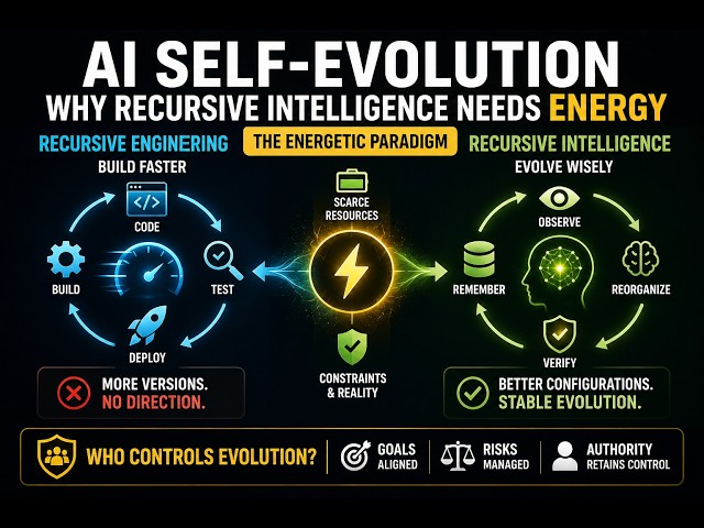 Who Controls AI Evolution? The Energetic Paradigm of Recursive Intelligence