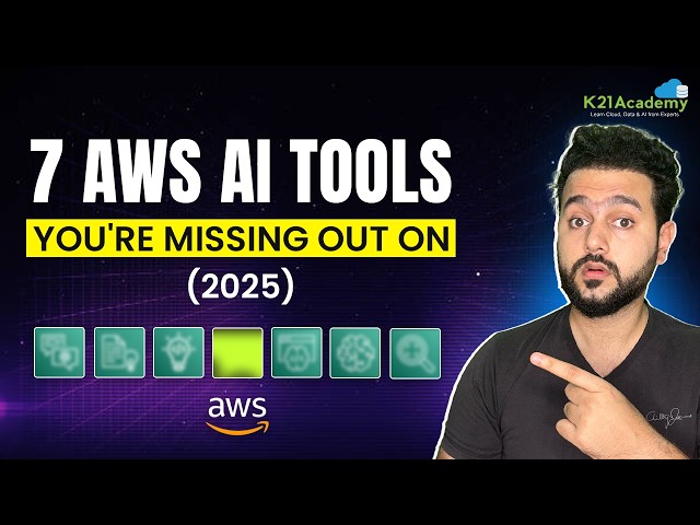 Top 7 AWS AI/ML Tools You MUST Know in 2026!