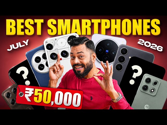 Top 6 Best Smartphones Under ₹50000 ⚡ August 2026