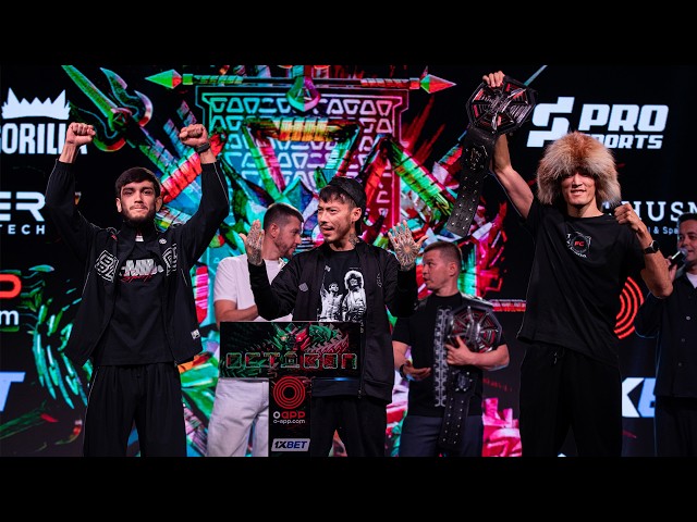 OCTAGON 91 Face-to-Face: Abduali vs. Saidov, Tyson, Madrakhimov, Rahmanzhonov, Atakhonov, Bayanov...