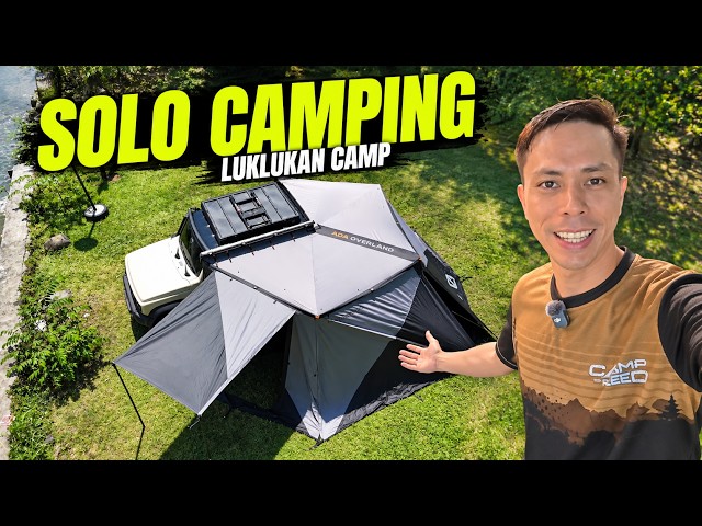 I Turned My Awning Into a Tent | Solo Camping at Luklukan Camp