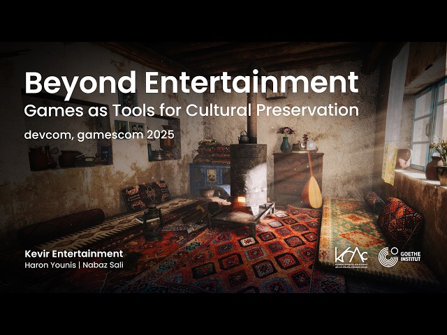 Beyond Entertainment: Games as Tools for Cultural Preservation - gamescom dev (devcom) 2025 Talk
