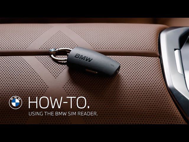 Cómo configurar y utilizar el Lector SIM de Accesorios BMW en su BMW.