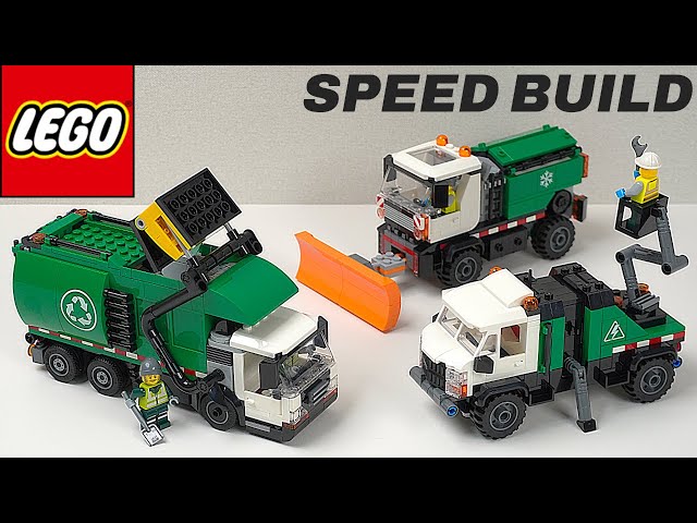 All LEGO City 2026 Service Vehicle Sets Compilation Speed Build
