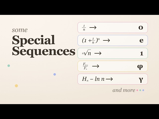 Some Special Sequences