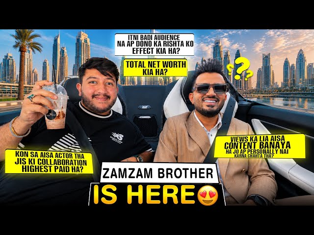 ZamZam Brother Takes A Dig On Pakistani And Indian Actors😱Reveals Highest Paid Collaboration😳
