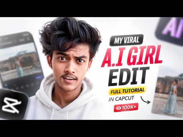 My VIRAL INSTAGRAM AI Girl Edit Tutorial in CAPCUT (100K+ Views) 🔥