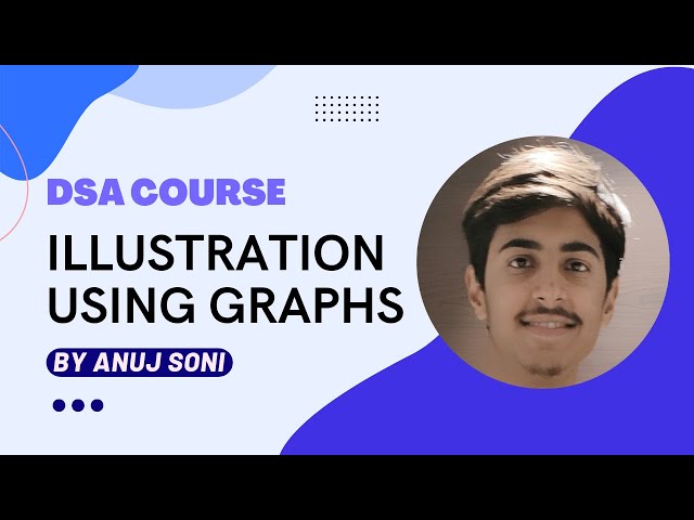 03- Illustration using Graphs | DSA course | by Anuj Soni | Notes in Description 👇