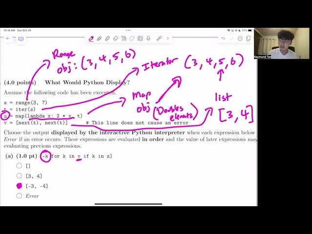 Question #1: What Would Python Display?