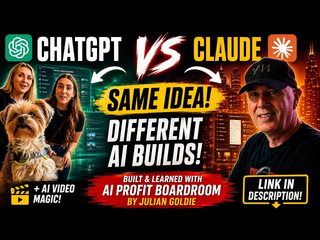 I Tested ChatGPT vs Claude to Build My Own AI App 🤯 | What I Learned Inside AI Profit Boardroom