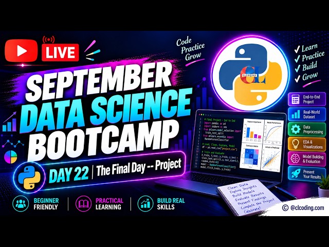 September Data Science Bootcamp  | Day 22 | The Final Day - Project