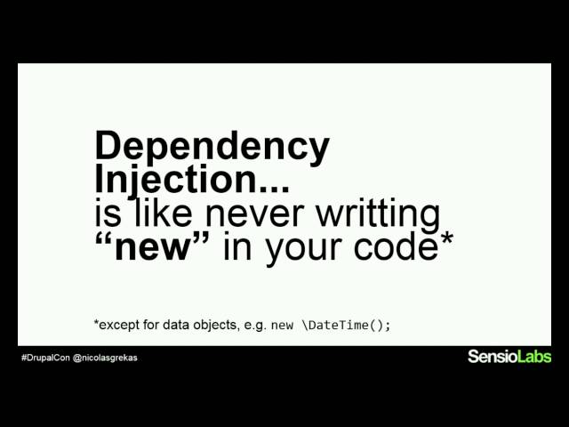 DrupalCon Dublin 2016: Mastering Dependency Injection in D8