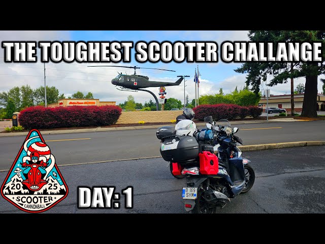 FIRST DAY OF THE TOUGHEST SCOOTER CHALLENGE - 2025 Scooter Cannonball - Day 1