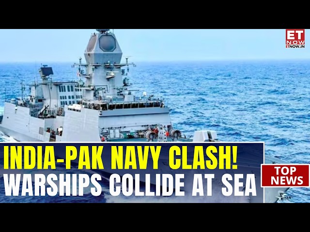 Pakistan Navy Ship Collides With Indian Navy Unit | MEA Summons Top Pak Diplomat | Breaking News