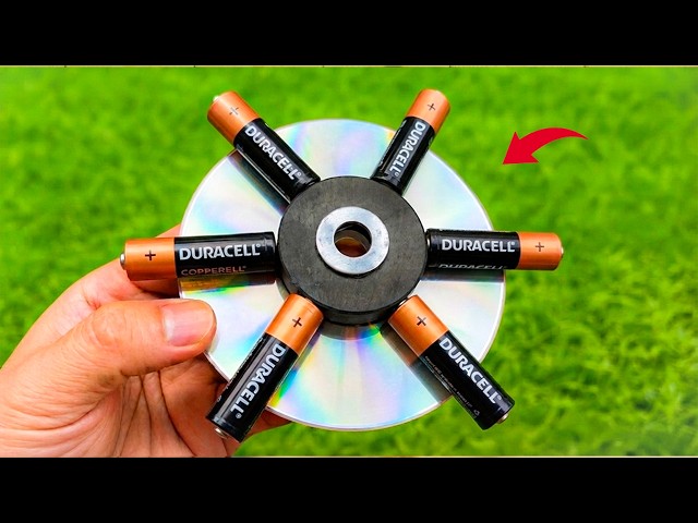 Just insert old AA batteries in a old CDs and be Amazed😱!!! This device deserves a Nobel Prize!