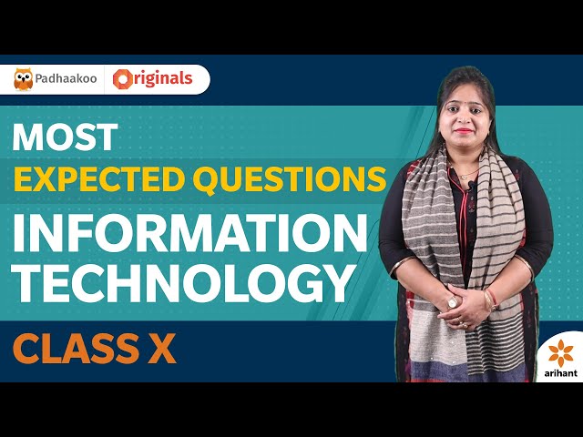 Most Expected Questions | Information Technology (Code - 402) Class X | CBSE 2020