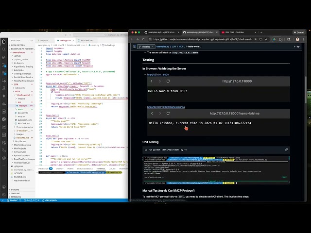 MCP hands-on: Hello World