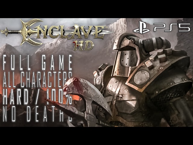 Enclave HD (2023) Longplay | 100% Hard Playthrough | PS5