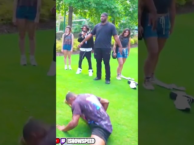 IShowSpeed Teaches How To Backflip 😅