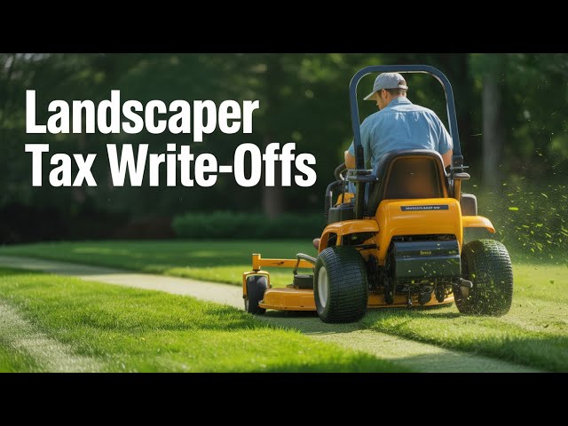 Top Tax Write-Offs Every Landscaper and Lawn Care Service Should Know