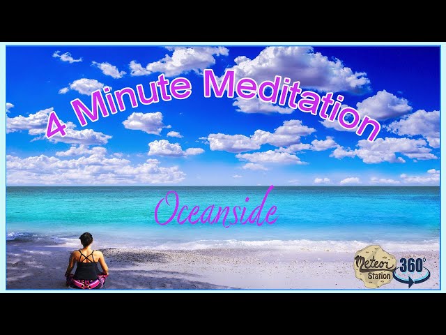 A Love and Light Guided Meditation with Relaxing Beach Footage | 360 Degree Meditation