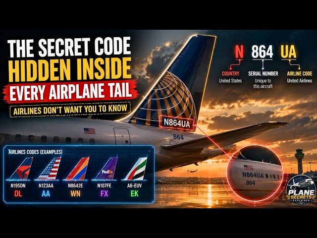 The Secret Code Hidden Inside Every Airplane Tail (Airlines Don't Want You to Know)