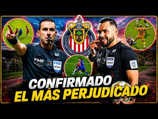🚨Confirmed: Chivas was the team most affected by the refereeing