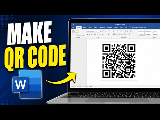 How to Make a QR Code in Word | Easy Method
