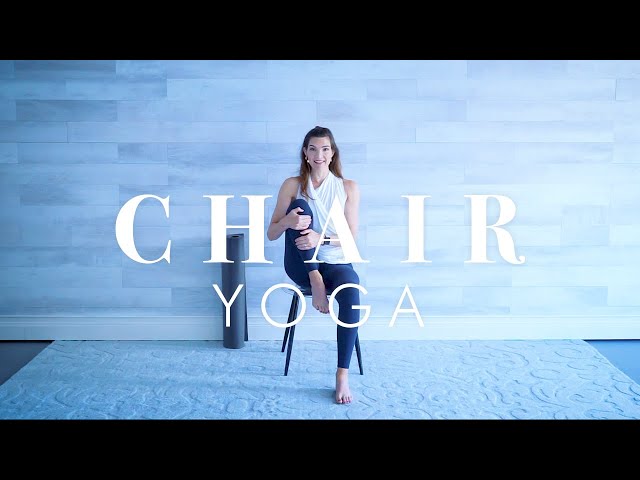 Senior & Beginner Workout - 15 minute Gentle Chair Yoga
