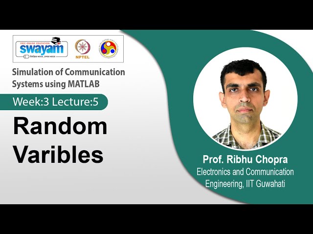 Lec 19: Random Varibles