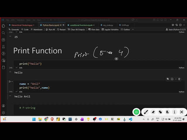 Python lecture 4 | Print function , Assignment operator, If function