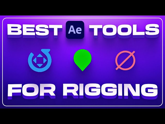 After Effects Rigging: Best Tools for Character Animation