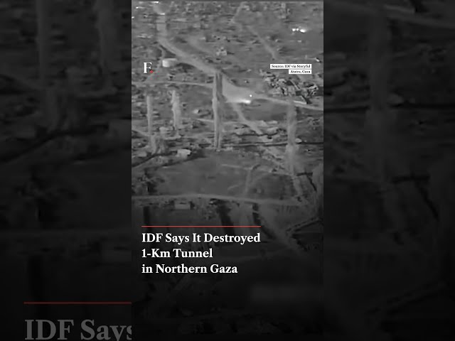IDF Says It Destroyed 1 Km Tunnel in Northern Gaza | N18 G