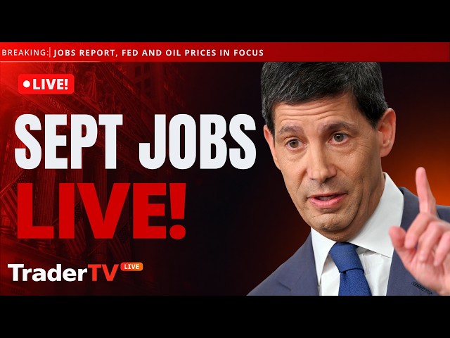 September NFP HUGE MISS!🚨 Stocks Steady As Oil Slides 3% Bonds Calm | Stock Market Live