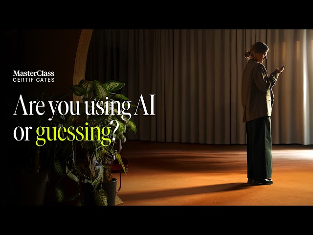 AI Experts Share the Playbook for Working Smarter and More Creatively || MasterClass Certificates