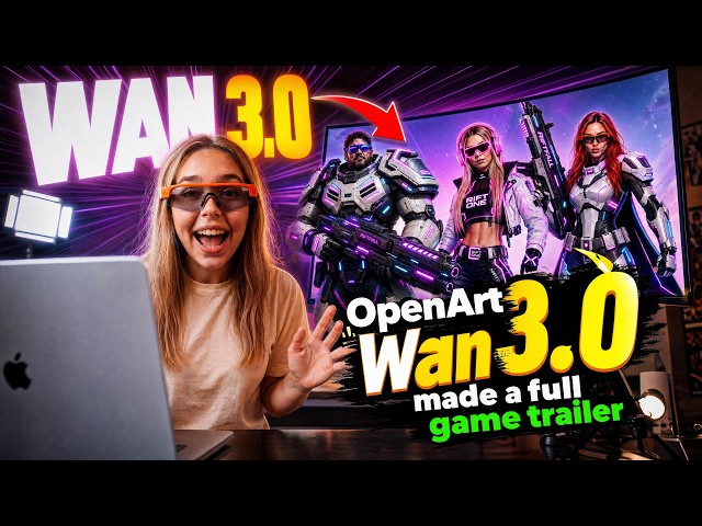 OpenArt Wan 3.0 survived our hardest game trailer test