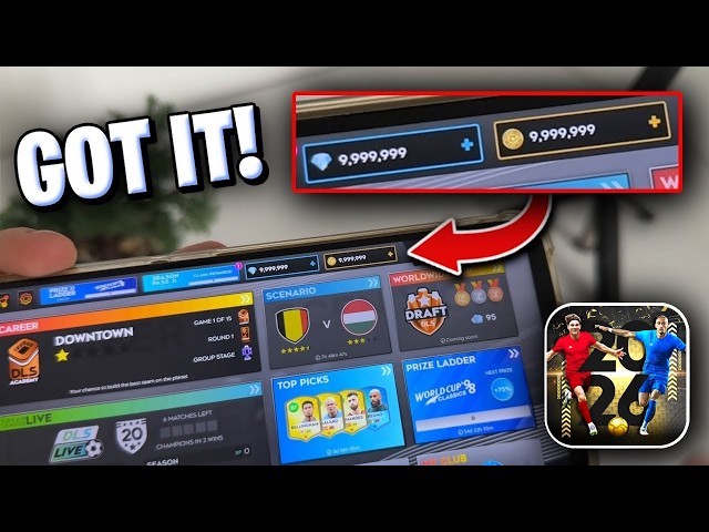 DLS 26 Hack - How I Got DLS 26 Coins & Diamonds Without DLS 26 MOD APK ⚽️ Android / iOS / PC
