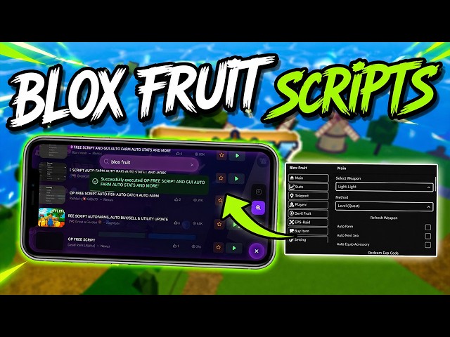 Blox Fruits Script No Key - How To Get Blox Fruits Script Mobile - Blox Fruits Roblox Script (2026)