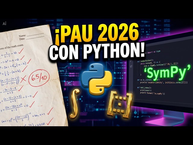 CRACKING the 2026 Math College Exam with PYTHON & SYMPY! 🐍💻