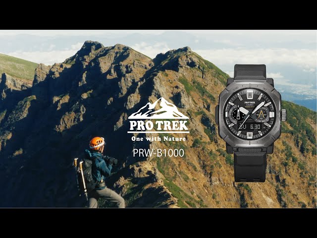 Featuring the route log and location indicator PRW-B1000 Promotion video | CASIO PRO TREK