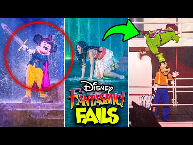Funniest Disney 'Fantasmic' Fails Of All Time