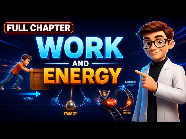 Work and Energy || 9th class || 3D animation || complete chapter