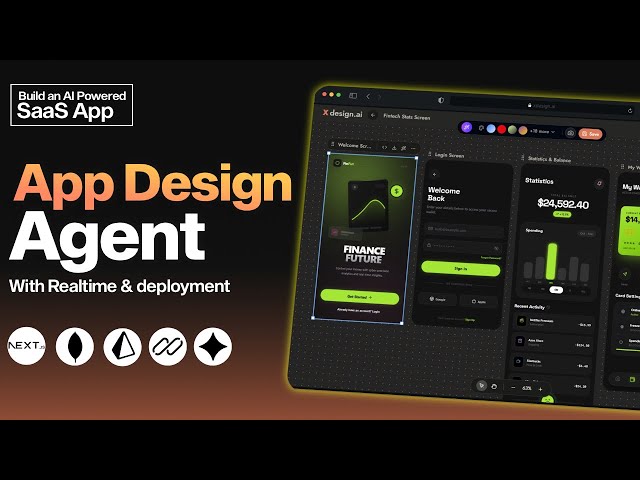 Build an AI Mobile App Design Agent with Next.js 16, MongoDB, Inngest, Gemini & Kinde
