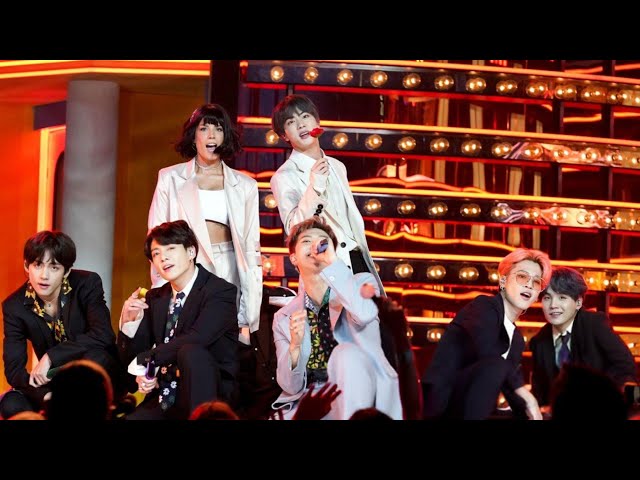 BTS & Halsey - Boy with Luv (Live on Billboard Music Awards) 4K