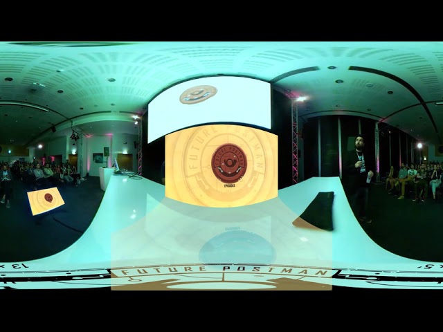 Future Postman presentation at "cartoon forum 2018" in 360