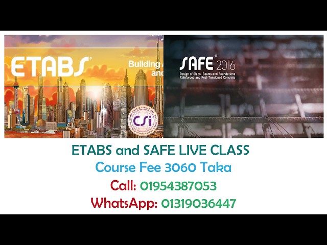 ETABS SAFE NEW COURSE