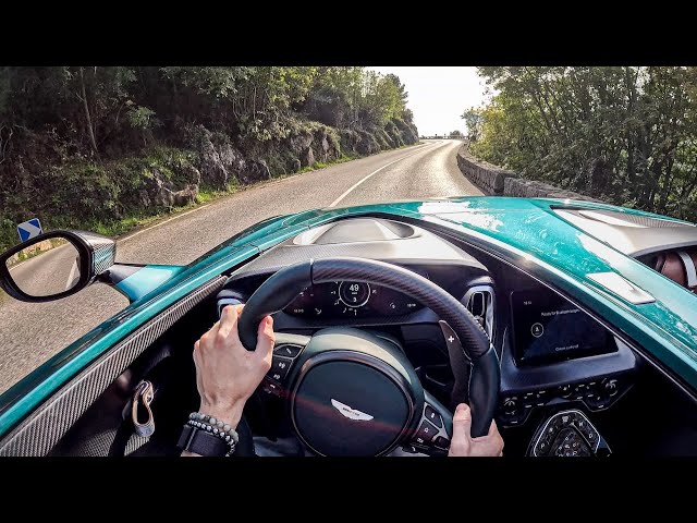 Aston Martin V12 Speedster (POV) FIRST DRIVE! - Open-Top Heaven!