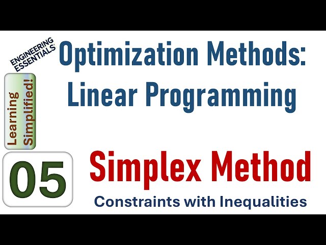 ch 5 Simplex Method Final