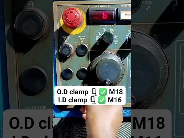O.D clampM18 M16I.D clamp CVo 5G+NR86 #cn2CNC job'sChuck clamp M18/i.d clampM1610 #cnc #cncmachining