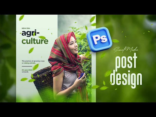 Social Media Post Design in Photoshop | Photoshop Tutorial